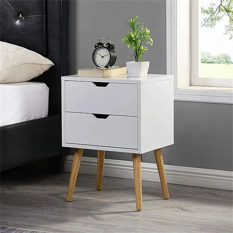 Table de chevet avec tiroir de rangement, ensemble de 2