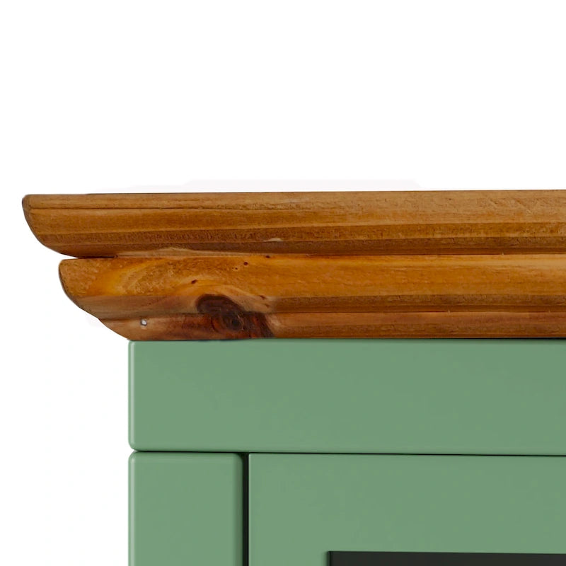 Table de chevet avec placard de rangement et plateau en bois massif, 1 ou 2 pièces