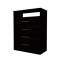 Continental Dresser, Superior Top, Four Drawers, One Shelf