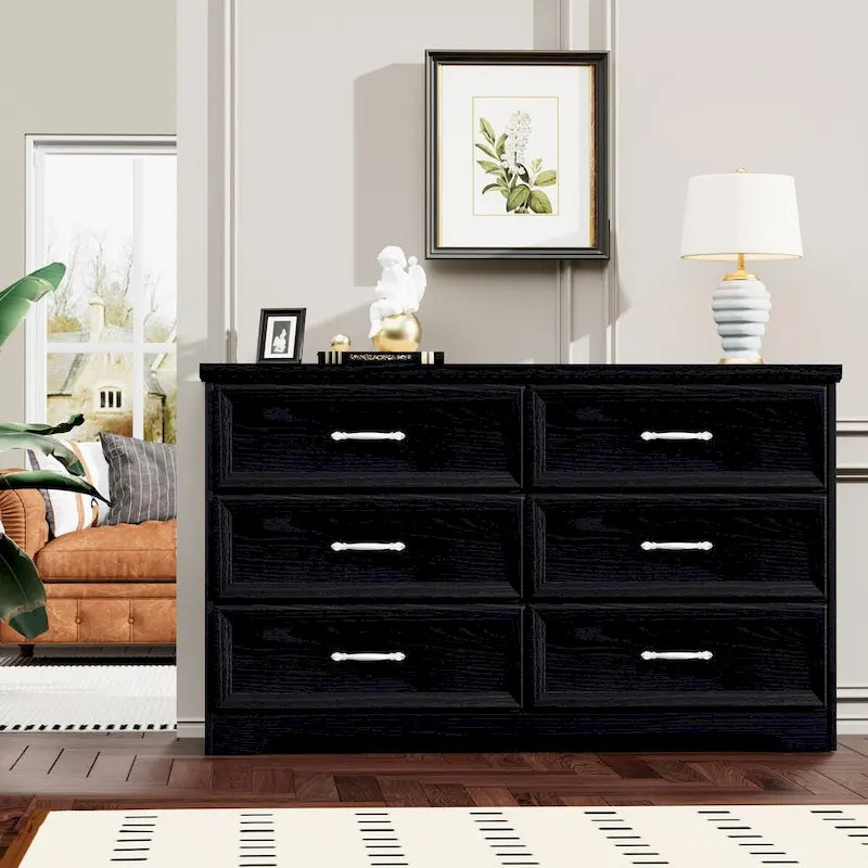 Commode moderne 47,8 cm à 6 tiroirs - Non disponible