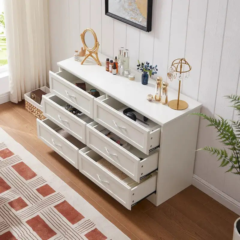 Commode moderne 47,8 cm à 6 tiroirs - Non disponible