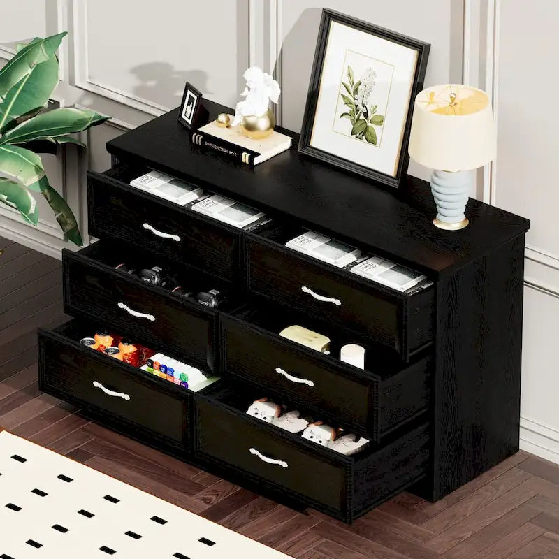 Commode moderne 47,8 cm à 6 tiroirs - Non disponible