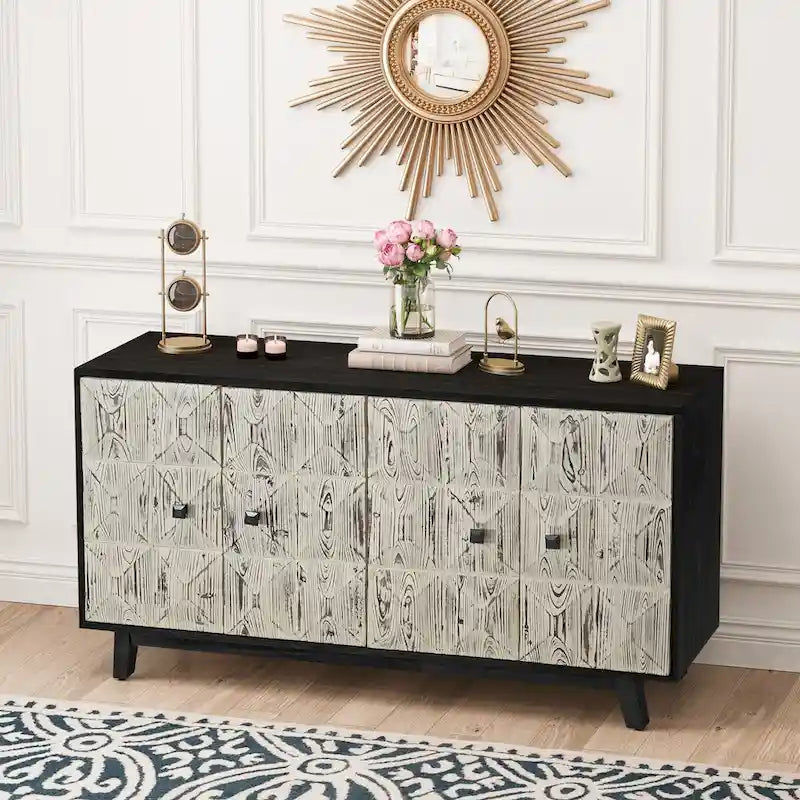 Buffet vintage à 4 portes, 59,84 €, buffet autoportant
