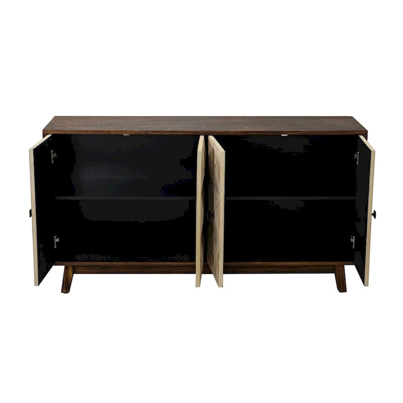 Buffet vintage à 4 portes, 59,84 €, buffet autoportant