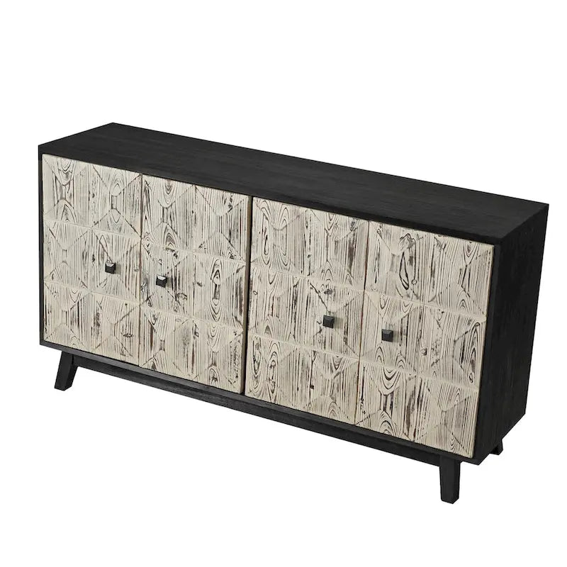 Buffet vintage à 4 portes, 59,84 €, buffet autoportant