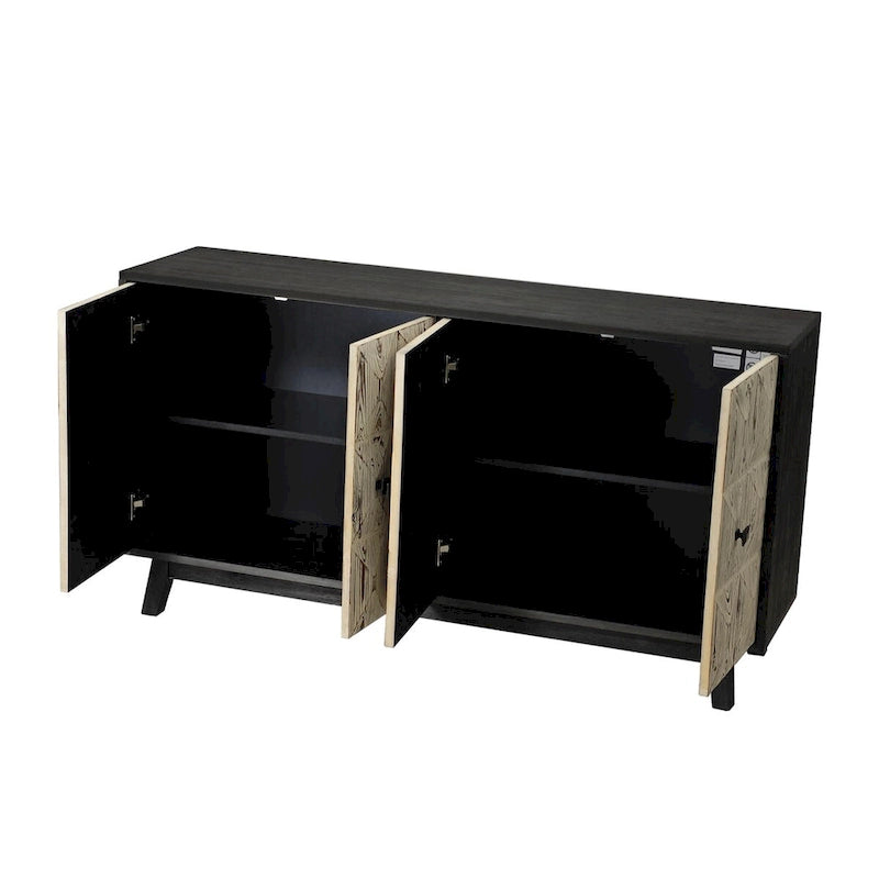 Buffet vintage à 4 portes, 59,84 €, buffet autoportant