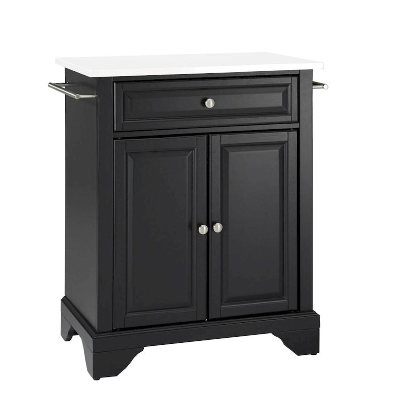 Îlot/chariot de cuisine mobile Crosley Lafayette avec plateau en granit - 31 po L x 18 po P x 35,5 po H