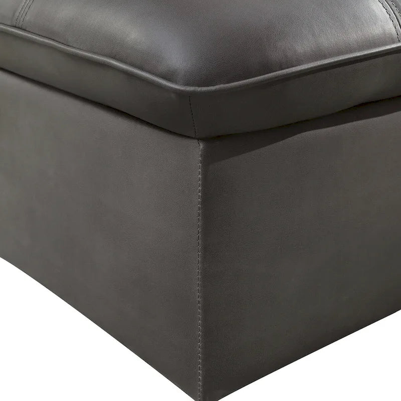 Fauteuil d'appoint Kathleen contemporain en similicuir capitonné et réglable de Porch &amp; Den