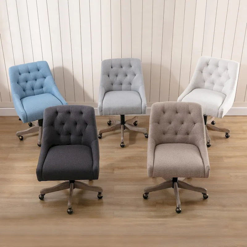 360 degree rotation and adjustable shell chair for living room