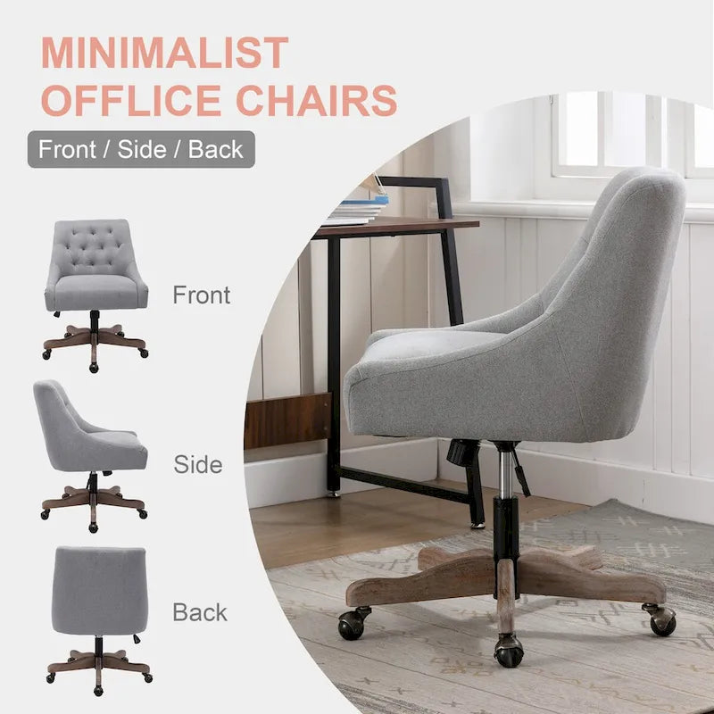 Fauteuil pivotant à 360 degrés et coque réglable pour salon