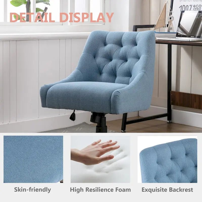 Fauteuil pivotant à 360 degrés et coque réglable pour salon