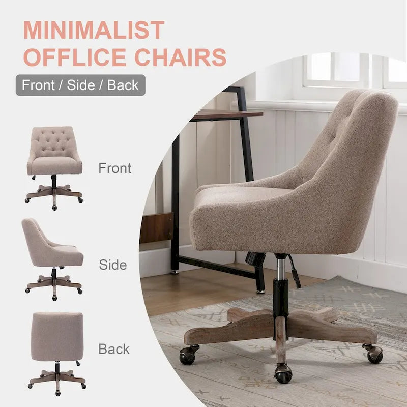 Fauteuil pivotant à 360 degrés et coque réglable pour salon
