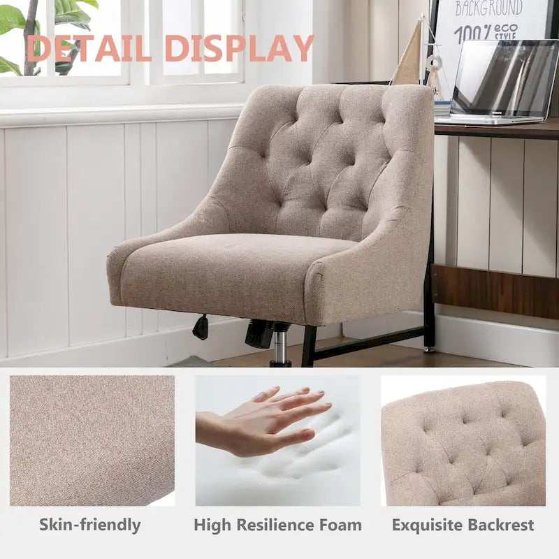 Fauteuil pivotant à 360 degrés et coque réglable pour salon
