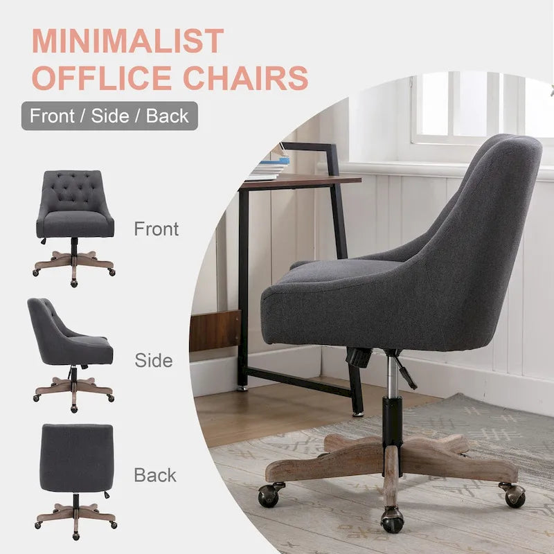 Fauteuil pivotant à 360 degrés et coque réglable pour salon