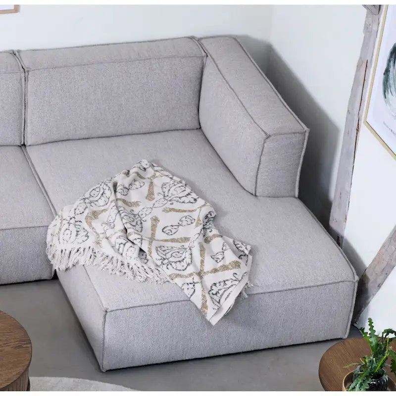 Chaise longue modulaire à assise profonde Rye Studio