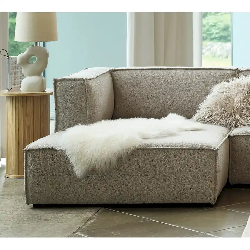 Chaise longue modulaire à assise profonde Rye Studio