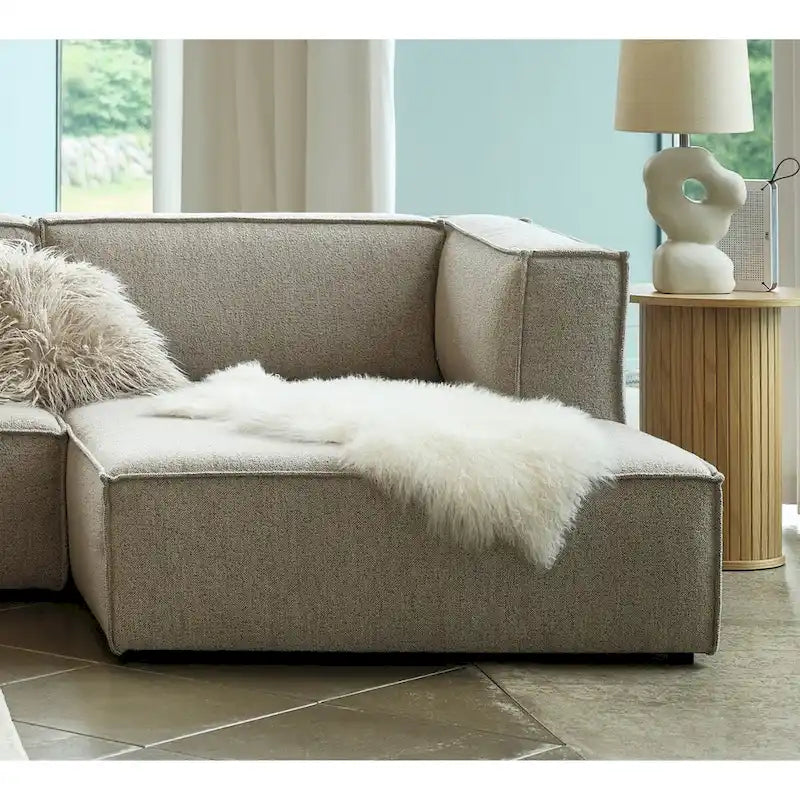 Chaise longue modulaire à assise profonde Rye Studio