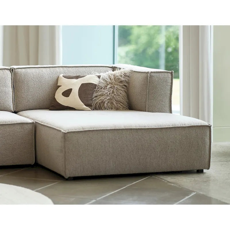 Chaise longue modulaire à assise profonde Rye Studio
