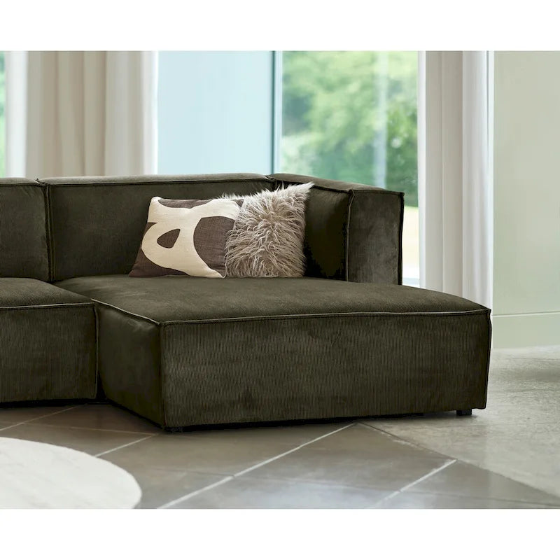 Chaise longue modulaire à assise profonde Rye Studio