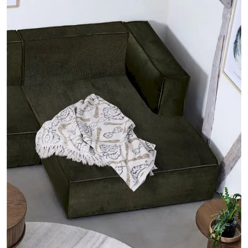 Chaise longue modulaire à assise profonde Rye Studio