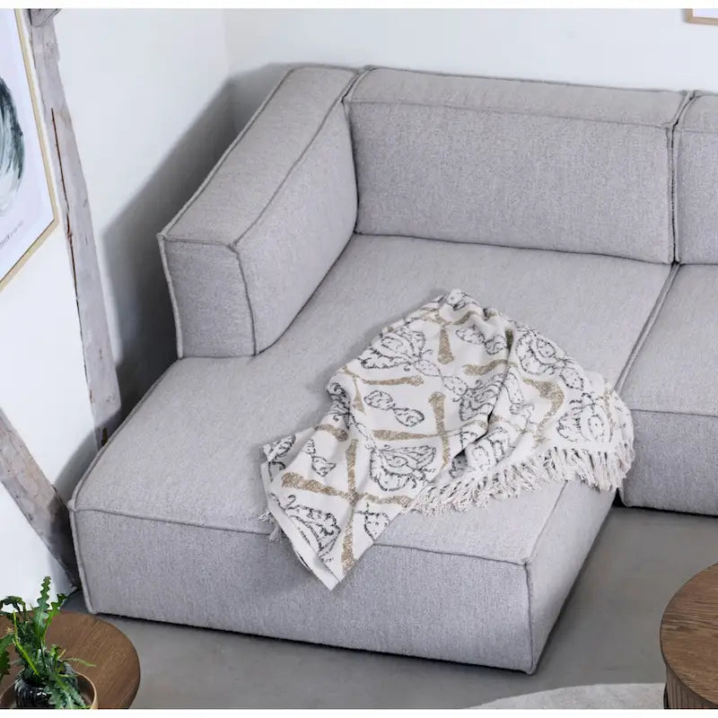 Chaise longue modulaire à assise profonde Rye Studio
