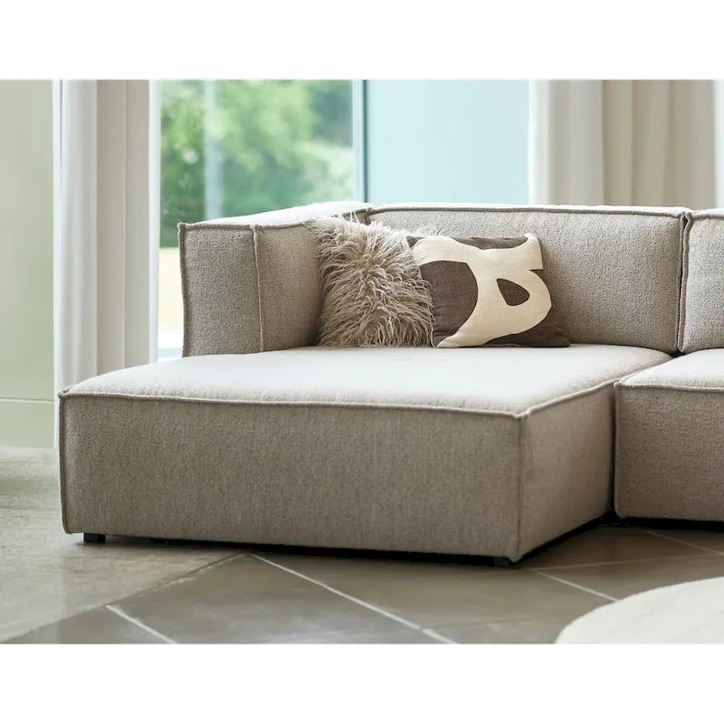 Chaise longue modulaire à assise profonde Rye Studio