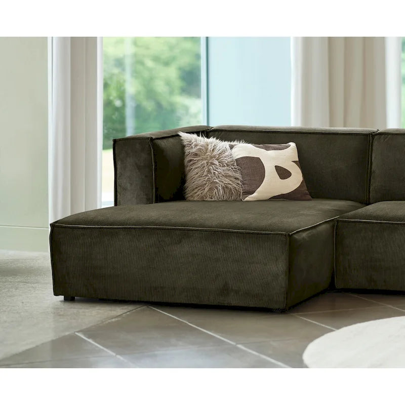 Chaise longue modulaire à assise profonde Rye Studio