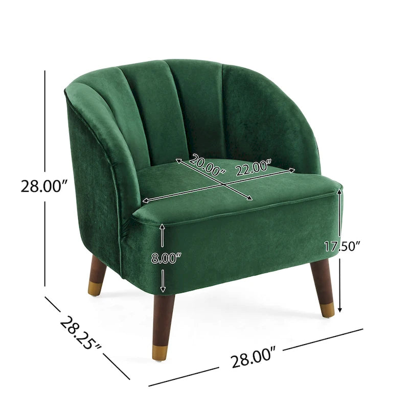 Fauteuil club Mokena moderne rembourré par Christopher Knight Home