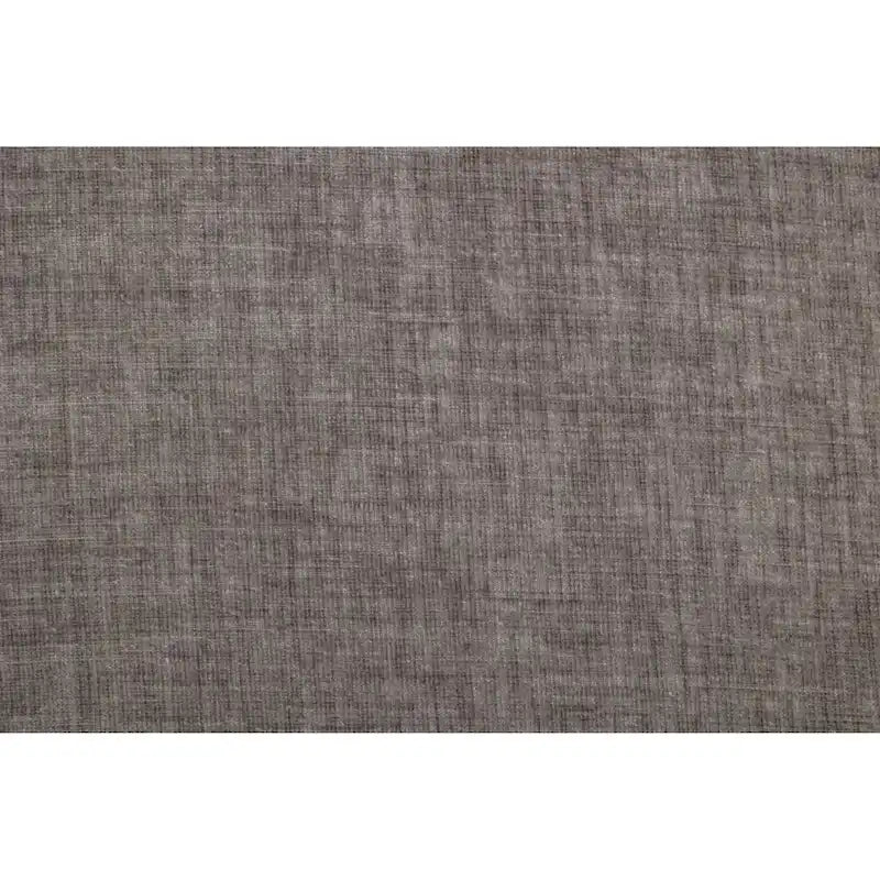 Fauteuil pivotant d'appoint en tissu chenille, style tonneau, avec anneau métallique à revêtement en poudre noir