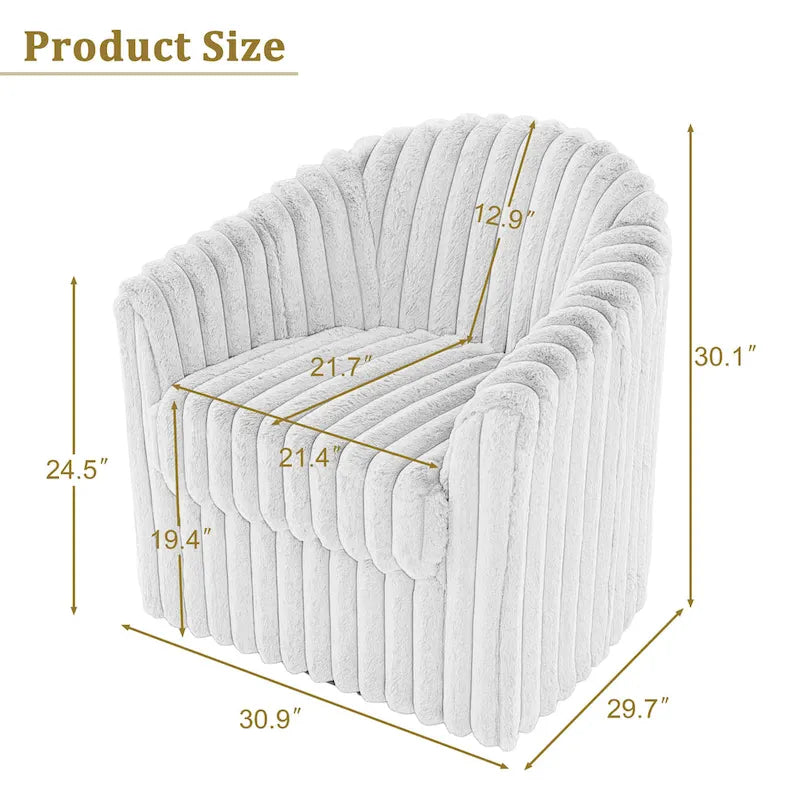 Fauteuil pivotant simple (lot de 2)