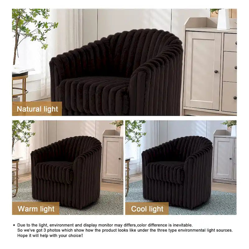 Fauteuil pivotant simple (lot de 2)