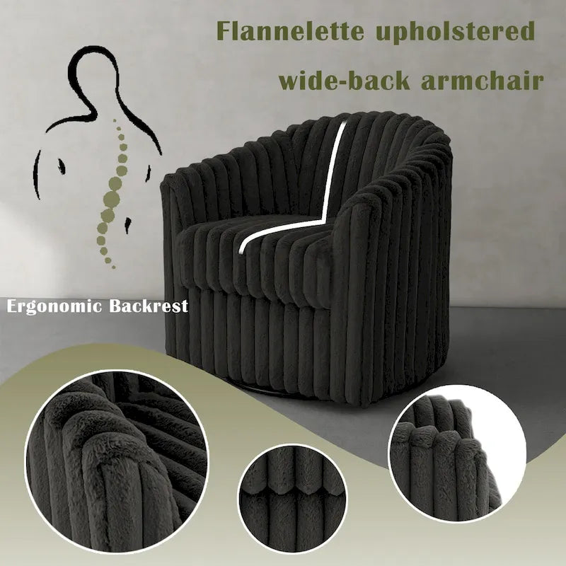 Fauteuil pivotant simple (lot de 2)