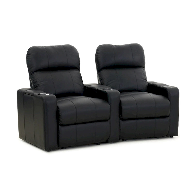 Ensemble de sièges de cinéma maison en cuir électrique Octane Turbo XL700 (rangée de 2)