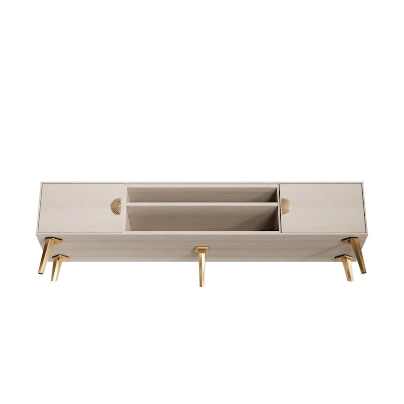 Meuble TV Manhattan Comfort Haley 70.9 de style moderne du milieu du siècle