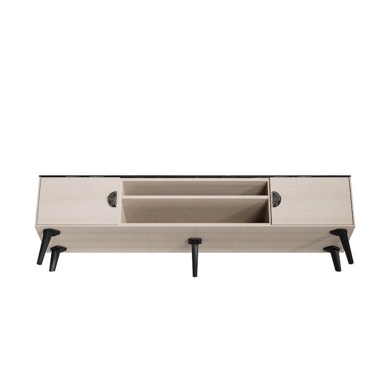 Meuble TV Manhattan Comfort Haley 70.9 de style moderne du milieu du siècle