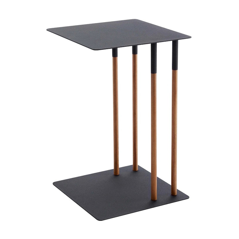 Table d'appoint Yamazaki Home C, acier, supporte 5 kg - L 35 cm x l 35 cm x H 55 cm
