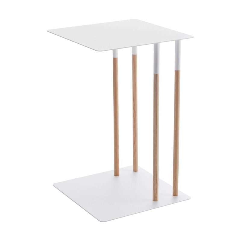 Table d'appoint Yamazaki Home C, acier, supporte 5 kg - L 35 cm x l 35 cm x H 55 cm