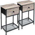 Petites tables de chevet pour chambre à coucher - 40 cm (P) x 30 cm (L) x 55 cm (H)