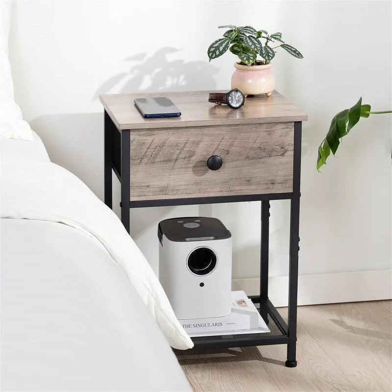 Petites tables de chevet pour chambre à coucher - 40 cm (P) x 30 cm (L) x 55 cm (H)