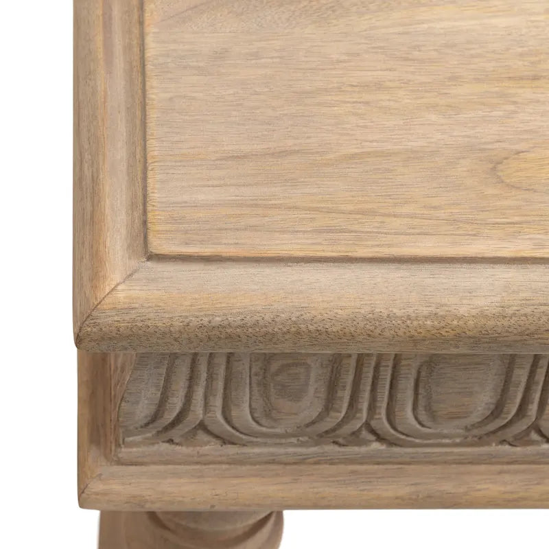 Console en bois sculpté Kate and Laurel Patresa - 36 x 14 x 30