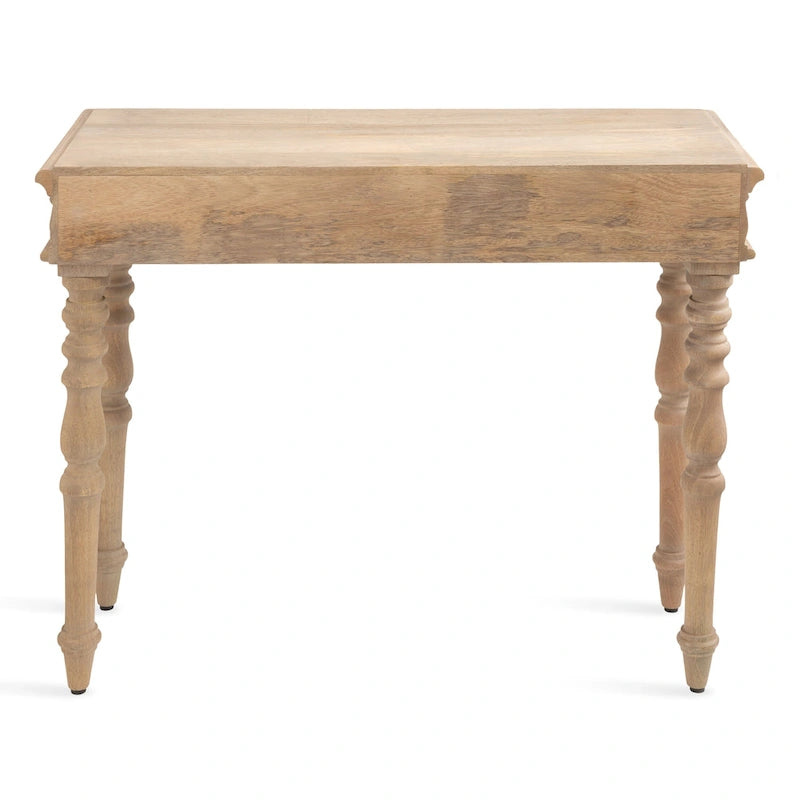 Console en bois sculpté Kate and Laurel Patresa - 36 x 14 x 30