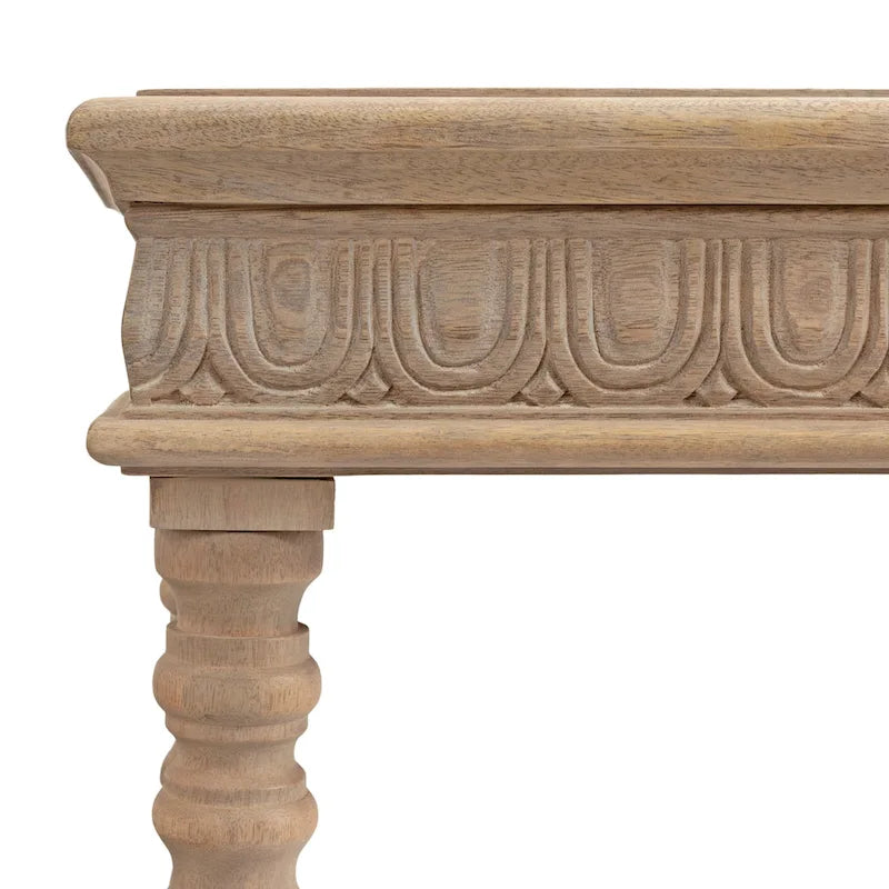 Console en bois sculpté Kate and Laurel Patresa - 36 x 14 x 30