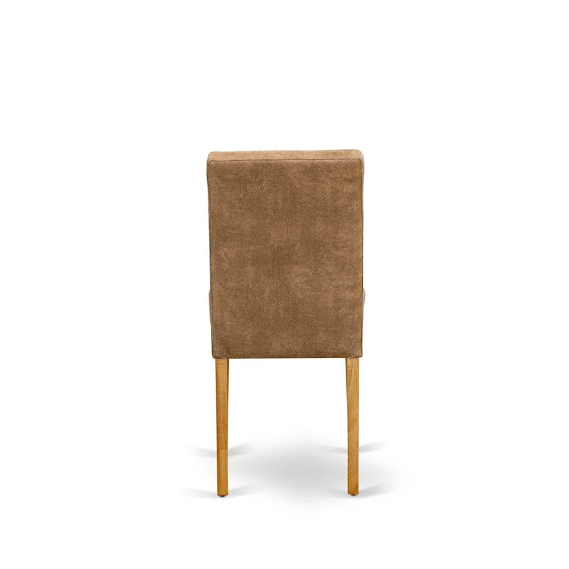 Ensemble de salle à manger East West Furniture comprenant une table carrée et des chaises, en chêne (composition au choix)