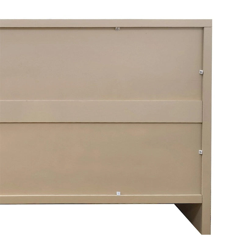 Buffet/meuble de rangement en bois à 4 portes de style campagnard