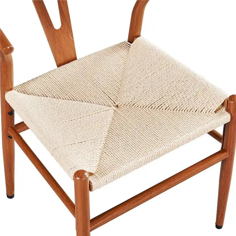 Chaise de salle à manger Yaheetech moderne en forme de Y avec structure en métal massif