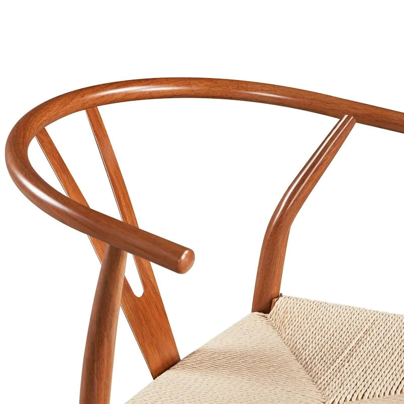 Chaise de salle à manger Yaheetech moderne en forme de Y avec structure en métal massif
