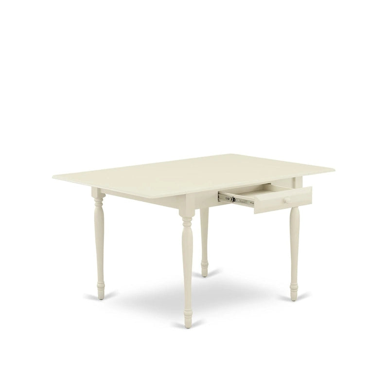 Ensemble de salle à manger East West Furniture comprenant une table rectangulaire à abattants et des chaises (options de finition).