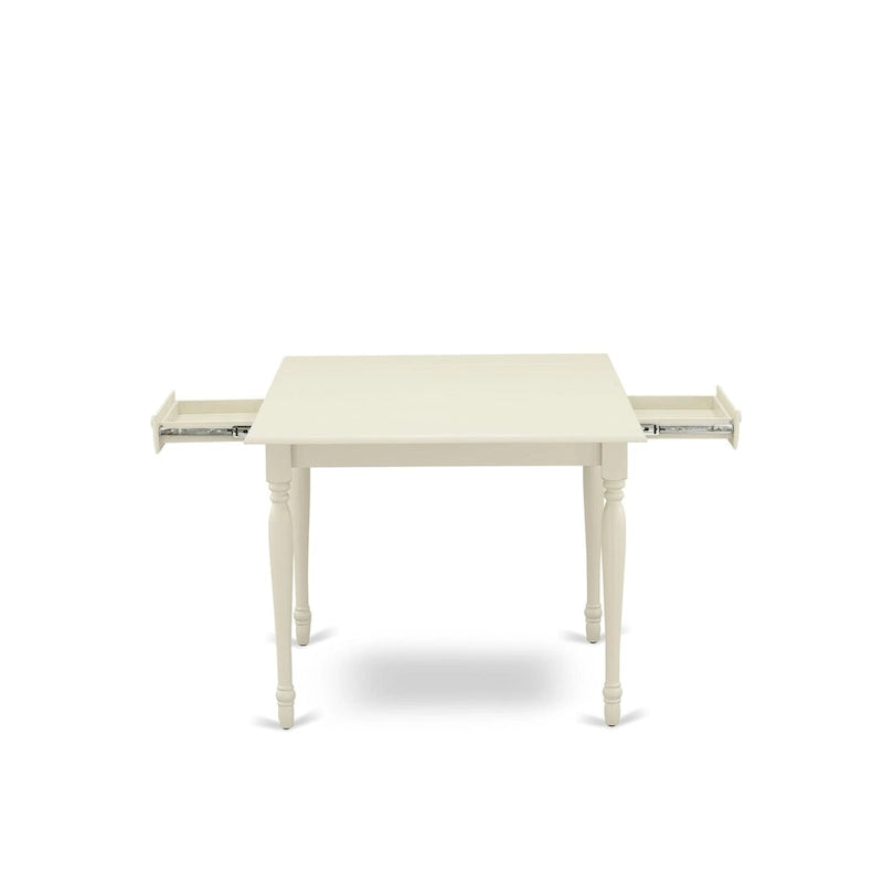 Ensemble de salle à manger East West Furniture comprenant une table rectangulaire à abattants et des chaises (options de finition).