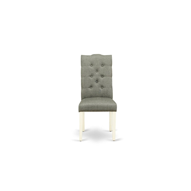 Ensemble de salle à manger East West Furniture comprenant une table rectangulaire à abattants et des chaises (options de finition).