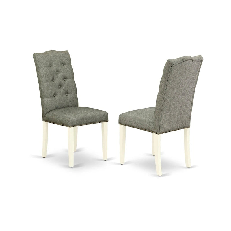 Ensemble de salle à manger East West Furniture comprenant une table rectangulaire à abattants et des chaises (options de finition).